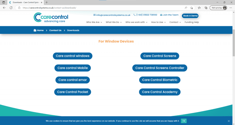 caterease cec mobile for pc - how to install on... Updating CC Applications on a Windows PC or Laptop – Care Control ...