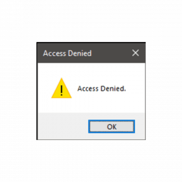 Access Denied Message – Care Control Learning Hub