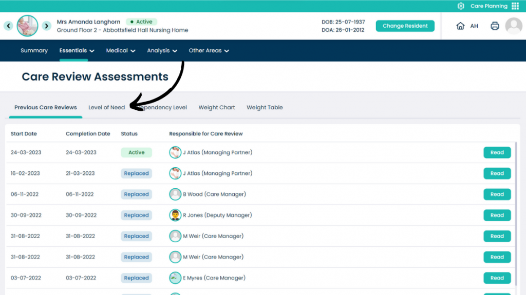 Care Reviews - Care Control Learning Hub