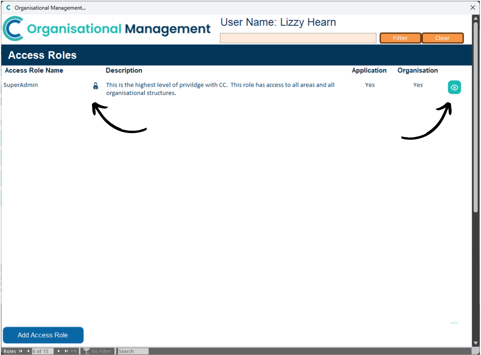 OM – Manage Access Roles – Care Control Learning Hub