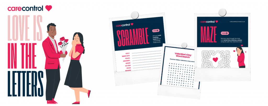 Care Control Valentines Activity Pack